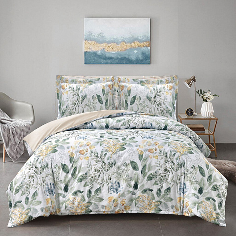 Постельное белье 2-сп, пр220х240, 2н70х70, п175х220, Mcotton, м-сат, Аннета