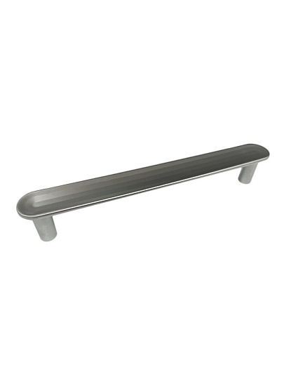 Ручка-скоба мебельная Trodos, DMZ-22650, 128мм, ЦАМ, серебро, 303626