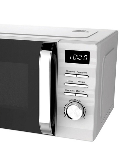 Микроволновая печь JVC, JK-MW260D, 20 л, 700 Вт, электронная, 5 уровней мощности, белая