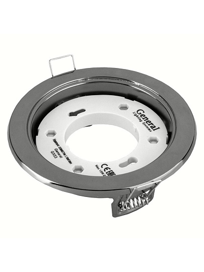 Светильник встраиваемый светодиодный, General Lighting Systems, 50 Вт, GX53, IP20, 10.8х10.8х3.8 см, темно-серый, 432000