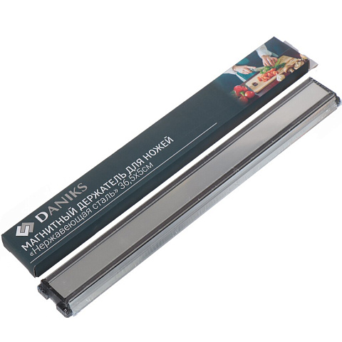 Магнитный держатель для ножей нержавеющая сталь, 36.5х5 см, Daniks, YW-M3