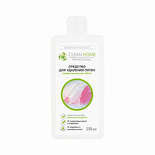 Пятновыводитель Clean Home, Быстрое решение, 250 мл
