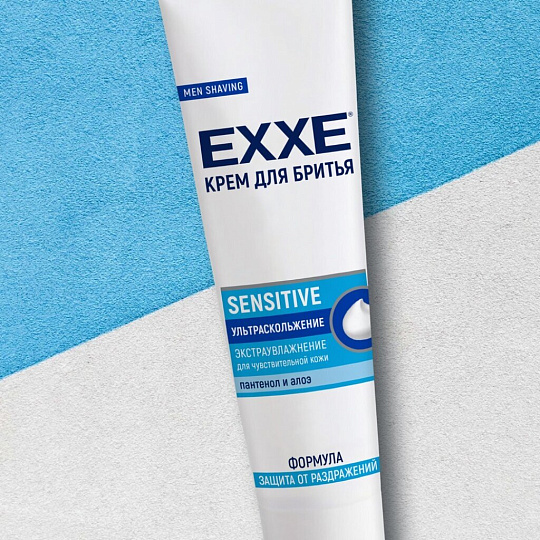 Крем для бритья, Exxe, Sensitive, для чувствительной кожи, 100 мл, E-SHCS-100