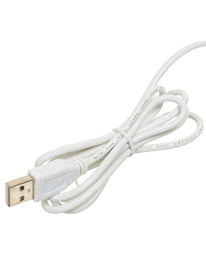 Светильник настольный на прищепке, с USB, белый, абажур белый, SPE14013-8285C/1