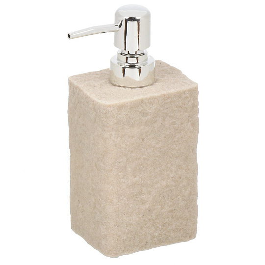 Дозатор для жидкого мыла, Fora, Stone Natural, полирезина, FOR-STN021NAT