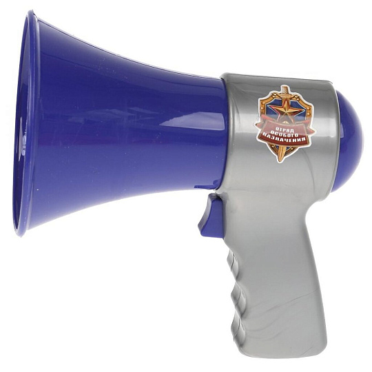 Мегафон Играем вместе, Полиция, 14х12х9 см, на батарейках, 3 Вт, ЗхААА, 1СОВ, IP44, 1712M048-R