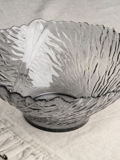 Салатник стекло, круглый, 25х11 см, 1.77 л, Экзотика, Декостек, 5812/1-Н7