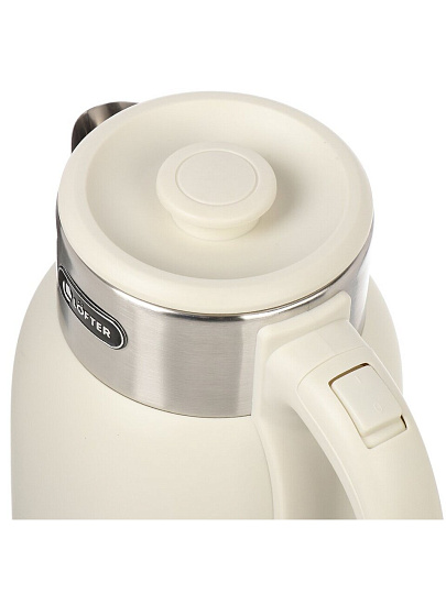 Чайник электрический Lofter, CX-K224-18W, белый, 1.6 л, 1500 Вт, скрытый нагревательный элемент, пластик