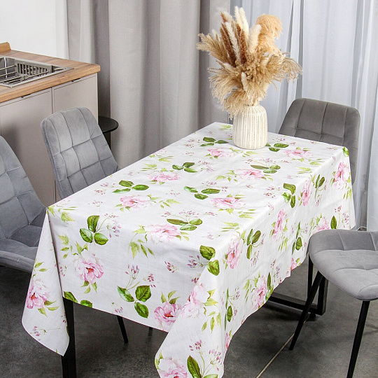 Скатерть Silvano, 1.1х1.4 м, ПВХ на нетканой основе, WF-6404A