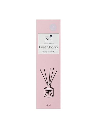 Аромадиффузор New Galaxy, 40 мл, Home Perfume, Lost Cherry, с палочками, 778-018