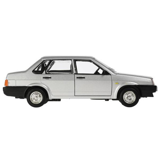 Машина детская Технопарк, Lada 21099, 18.5 см, инерционная, со светом и звуком, металл, пластик, VAZ-21099-S, серая