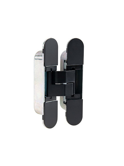Петля скрытая Apecs, 115х23 мм, 3D-Z-BLM R11,5 B2B, 32796/34642, электрофорез, черный матовая
