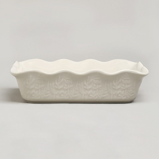 Форма для запекания керамика, 24х32х8 см, 2.5 л, прямоугольная, Agness, Beige, 780-122