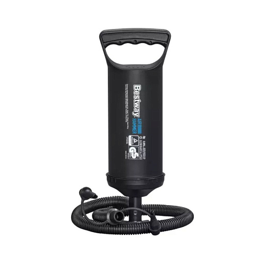 Матрас надувной Bestway, 203х152х22 см, 67374/005653BW, насос внешний, ручной, флокированный, с подушками, 300 кг