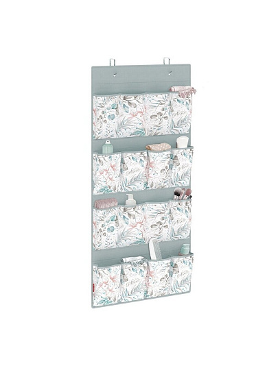 Кофр для хранения, 16 карманов, подвесной, 53х115 см, два съемных держателя, на дверь, BT-PD16