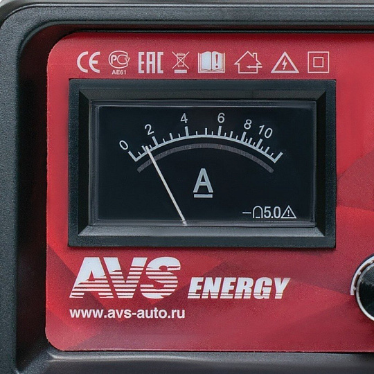 Зарядное устройство AVS, BT-6025(10A) 6/12V, для автомобильного аккумулятора, 43722