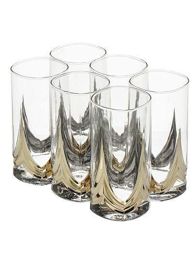 Стакан 300 мл, стекло, 6 шт, Glasstar, Триумф, N_630_4