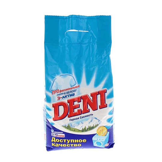 Стиральный порошок автомат DENI Горная свежесть, 3000 г