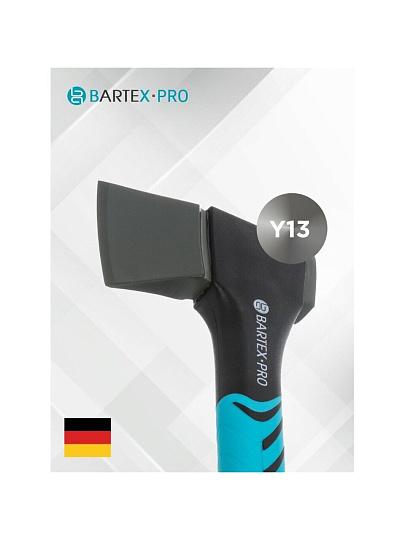 Топор Bartex, универсальный, фиберглассовый, обрезиненная, 0.95 кг, 470 мм