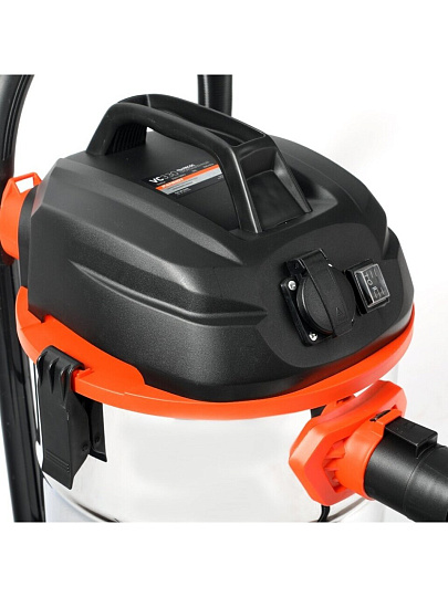 Пылесос строительный, Patriot, VC 330, 1600 Вт, 30 л, сухая и влажная уборка