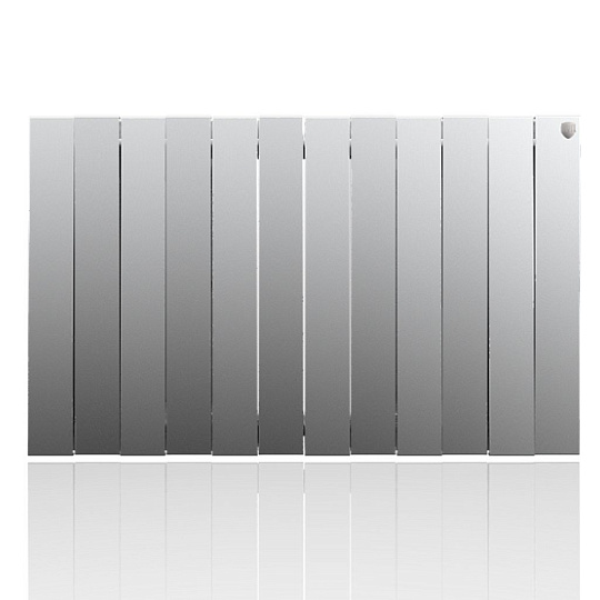 Радиатор биметалл, 500х100 мм, Royal Thermo, PianoForte/Silver Satin, 12 секций, НС-1176336