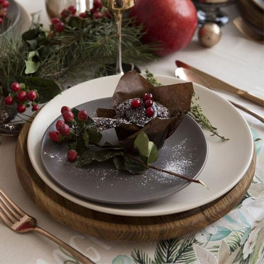 Скатерть 149х180 см, 100% хлопок, саржа, 190 г/м2, с ГМВО, Этель, Красивое Рождество, 5035898