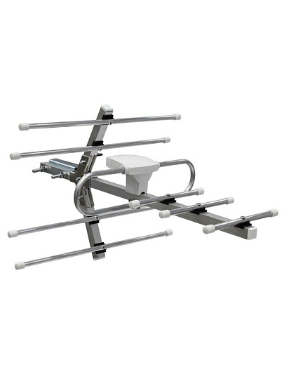 Антенна телевизионная DVB-T2, 8 дБ, цифровое тв, Rexant, RX-410, наружная, 34-0410