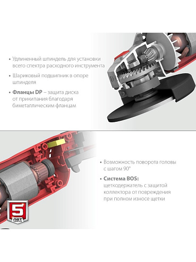 Угловая шлифовальная машина Зубр, УШМ-150-1405, 1400 Вт, 150 мм