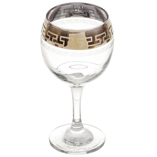 Набор для спиртного 12 предметов, стекло, бокал для вина 290 мл 6 шт, стопка 50 мл 6 шт, с баром, Гиггласс, Нэро, GN44411+1022