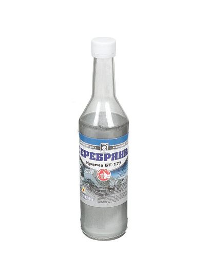 Серебрянка Класс, БТ-177, битумная, универсальная, глянцевая, 0.5 л