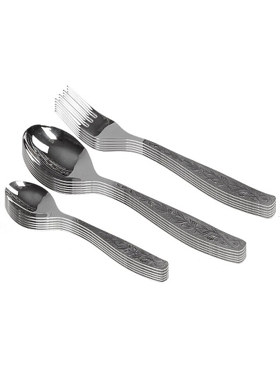 Набор столовых приборов нержавеющая сталь, 18 предметов, Добросталь/Нытва, Уралочка М13, н96