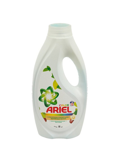 Гель для стирки Ariel, 0.78 л, для цветного и белого белья, Color, Ваниль и кедровое дерево