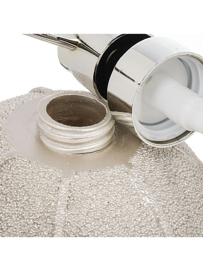 Дозатор для жидкого мыла, Fora, Miracle Silver, полирезина, FOR-MIR021SIL