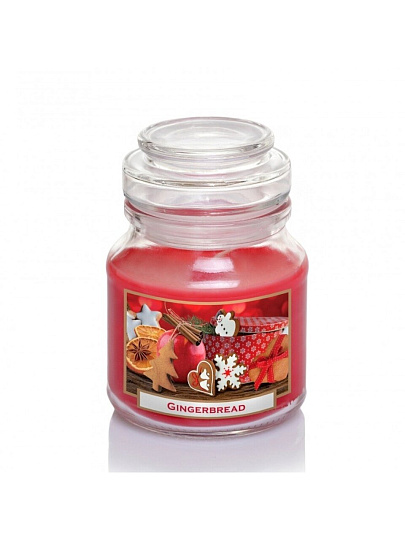 Свеча ароматизированная, 10х7 см, в баночке, Bartek Candles, Имбирный пряник