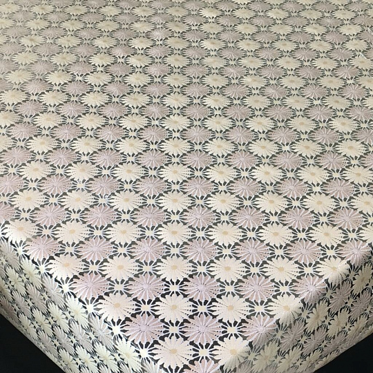 Клеенка Easy Lace, 1.32х22 м, ПВХ, ажурная, 102A