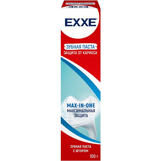 Зубная паста Exxe, Максимальная защита от кариеса, 100 г