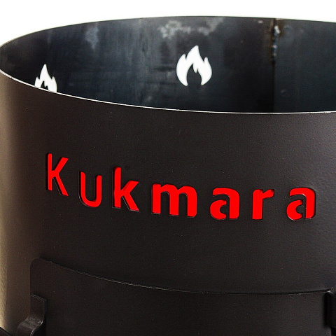 Учаг для казана 8 л, съемные ножки, дверца, кочерга, колосник, Kukmara, ук18