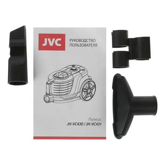 Пылесос JVC, JH-VC431, 2100 Вт, с контейнером, 2.5 л, сухая уборка, циклон, красный