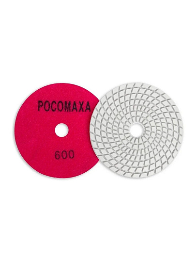 Круг алмазный гибкий Росомаха, диаметр 100 мм, зернистость P600, шлифовальный, 150600