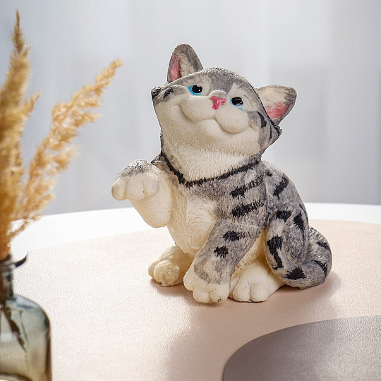 Фигурка декоративная полистоун, Котик, 17х12х16 см, A020264