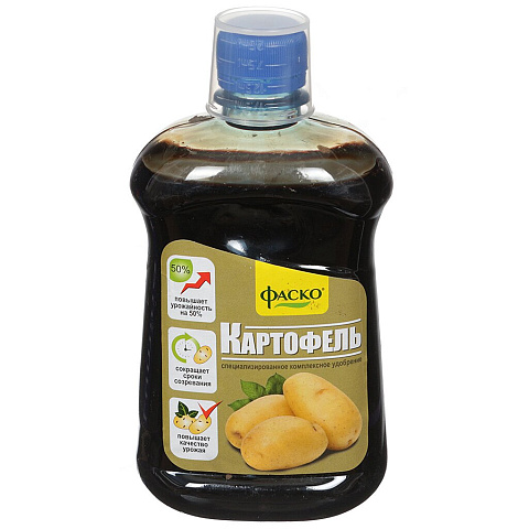 Удобрение для картофеля, органоминеральное, жидкость, 500 мл, Фаско