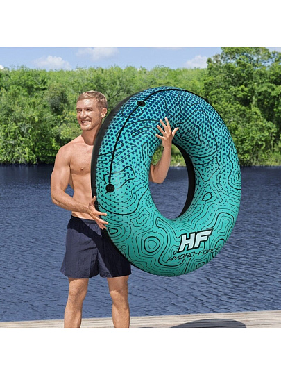 Круг надувной 119 см, Bestway, с ручками, 14 лет, 36 401