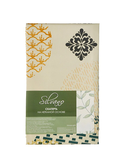 Скатерть Silvano, 1.4х2.2 м, ПВХ на нетканой основе, 81393-1