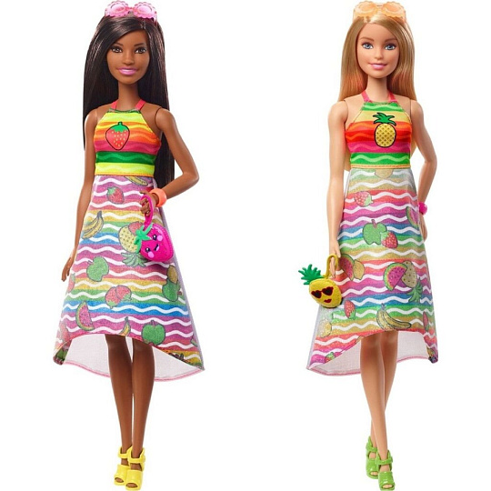 Кукла Barbie, Crayola Фруктовый сюрприз, GBK17, в ассортименте