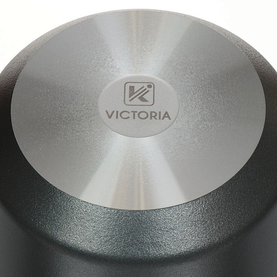 Кастрюля алюминий, антипригарное покрытие, 6 л, крышка стекло, Victoria, Престиж, Р07 6.0GG