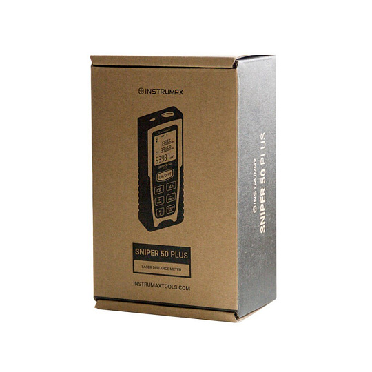Дальномер лазерный, 0.05-50 м, Instrumax, Sniper 50 Plus, IM0116