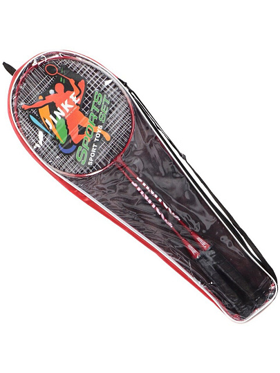 Ракетки для бадминтона 2 шт, 20.5 х 64 см, металл, чехол, в ассортименте, Премиум, Y6-1874