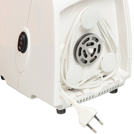 Мясорубка электрическая Аксион, 31.02, 1500 Вт, реверс, 1.7 кг/мин, с отсеком для хранения насадок, шнековая соковыжималка, овощерезка