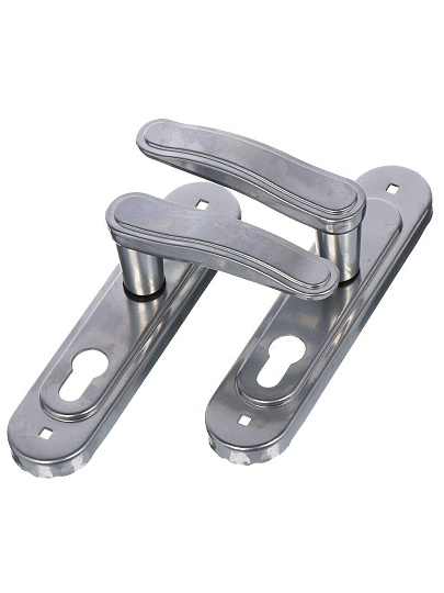 Замок врезной Птимаш, ЗВ4-3.03 (ЗВ4), 12 793, ручка в комплекте, цилиндровый, универсальный, хром