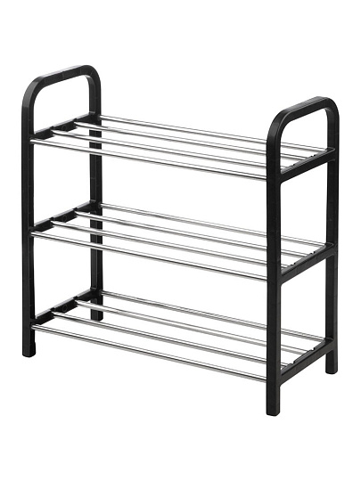 Полка для обуви, металл, пластик, 3 секции, 42х18х41 см, 15 кг, Рыжий кот, SR3, 312184